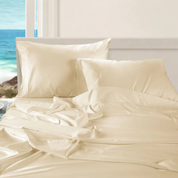 1000TC Pure Egyptian Cotton Sheet Set - Ivory