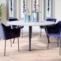 120cm round marble dining table Australia