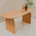 180cm oval oak dining table Australia