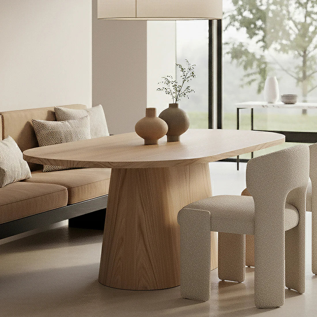 180cm oval wooden dining table Australia