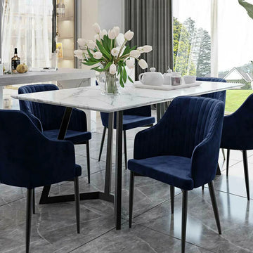 180cm white marble dining table Australia