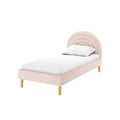 Estilla Kids Velvet Rainbow Single Bed Beige Australia Beyond Living