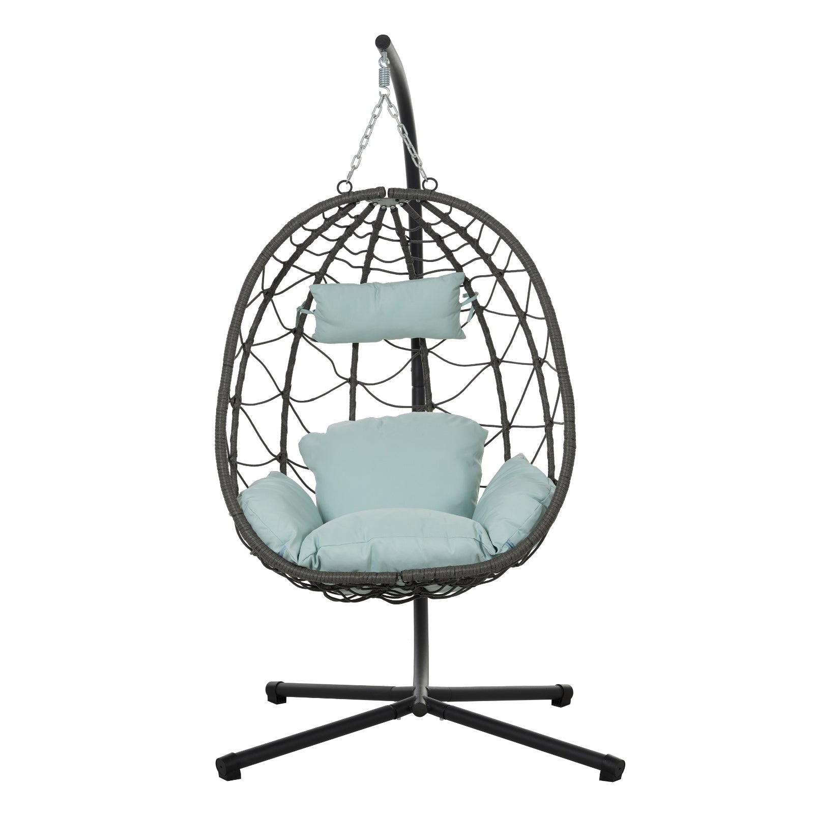 Outdoor Hanging Egg Chair with Stand Australia Indoor & Patio Wicker Beyond Living