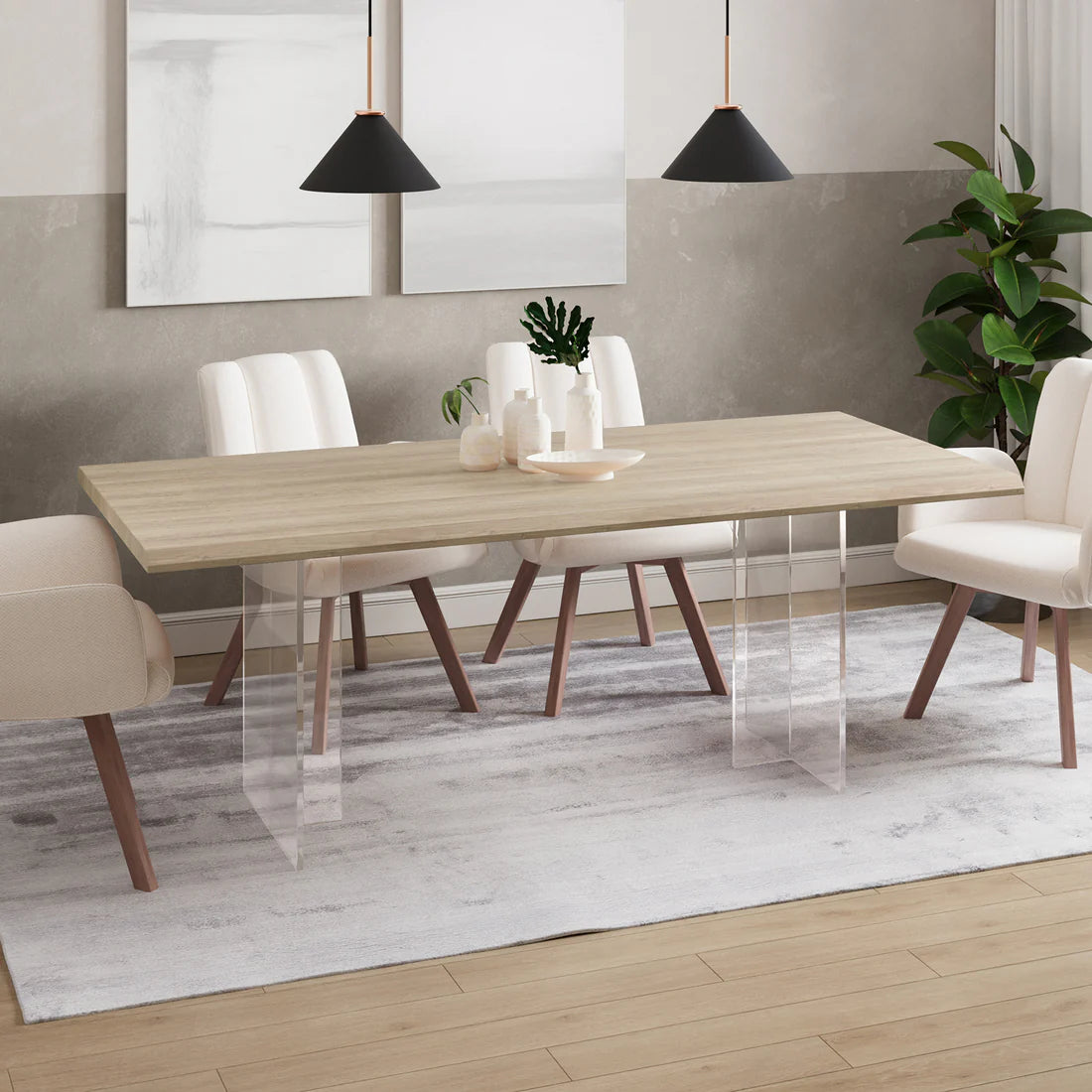 200cm acrylic dining table Australia