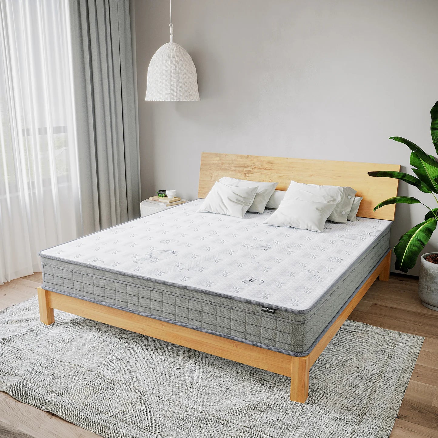 25cm medium support king single mattress