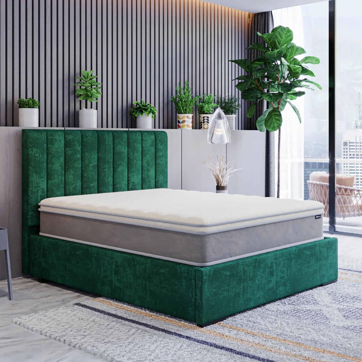 28cm Euro top latex mattress Australia