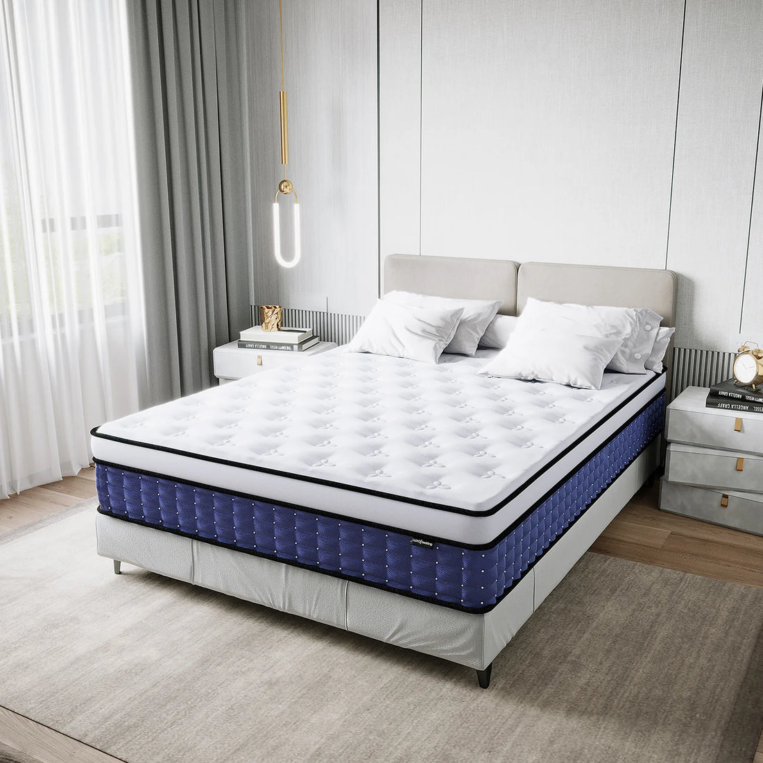 32cm Euro top memory foam mattress Australia