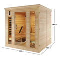 3 person indoor infrared sauna Australia home
