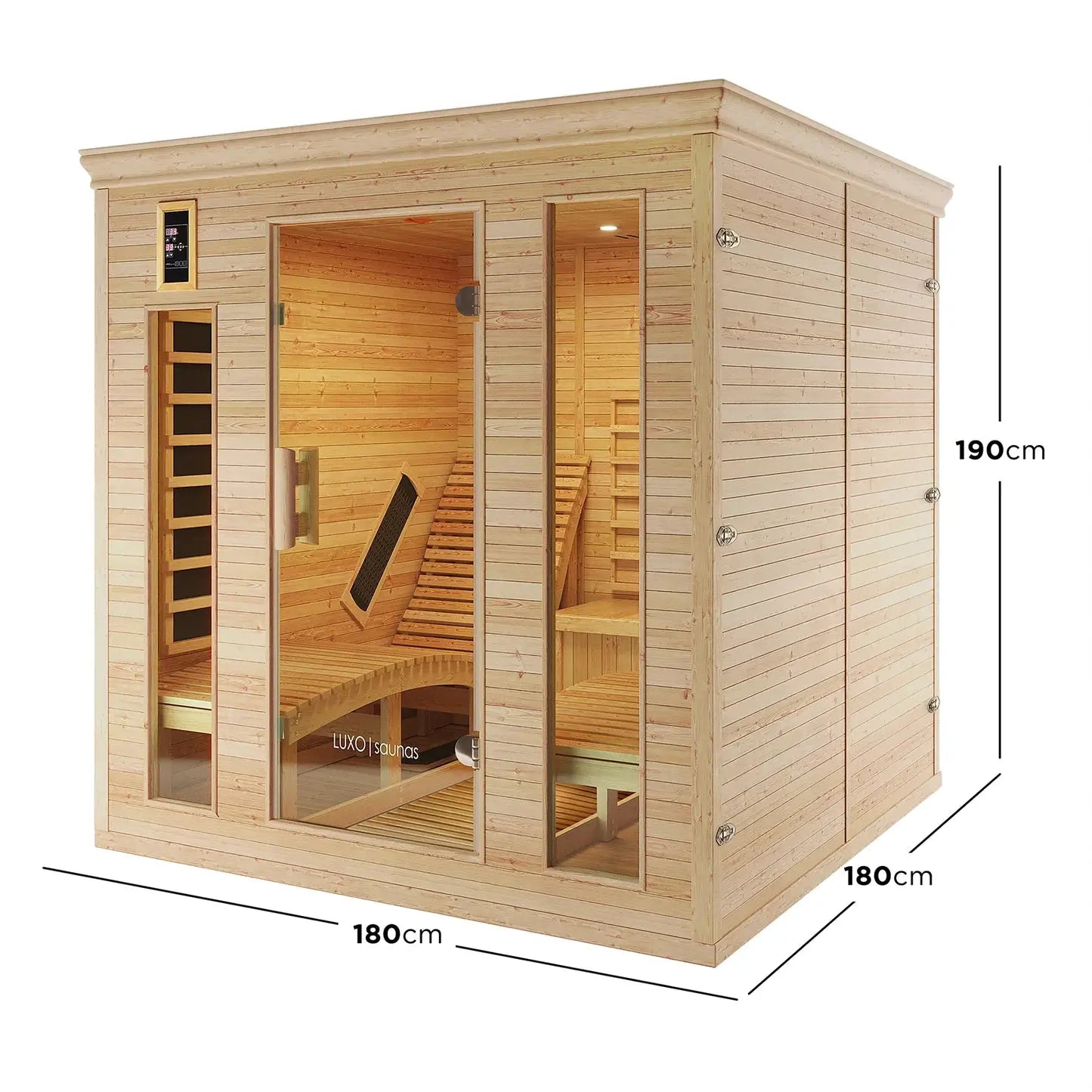 3 person indoor infrared sauna Australia home