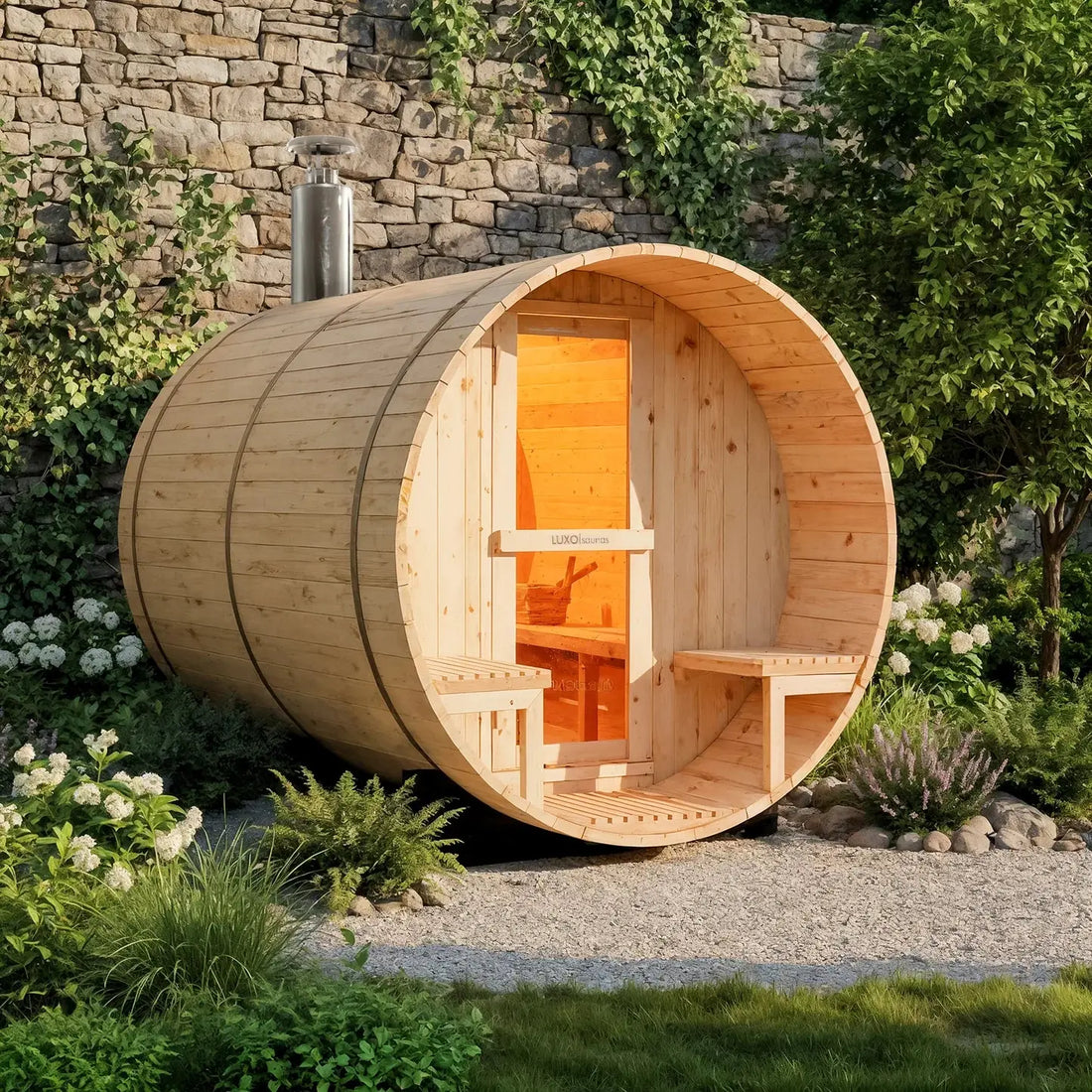 4 person outdoor barrel sauna Australia