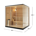 4 person stove heated sauna Australia home