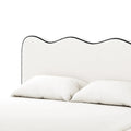 Kaylie Double Boucle Fabric Bed Frame Australia Beyond Living