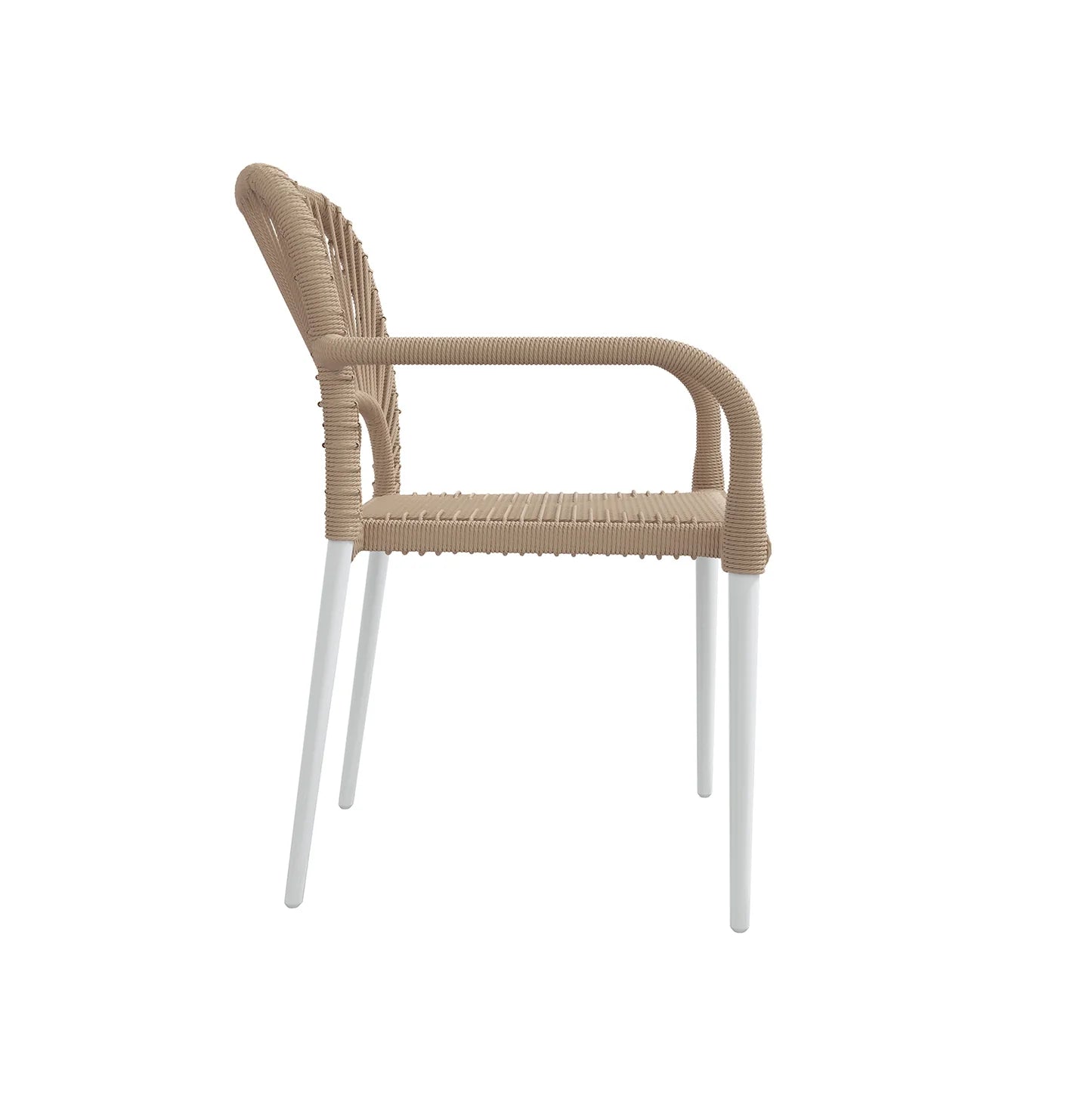 6 seater aluminium outdoor dining set natural patio table chairs
