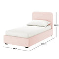 Carya Kids Single Fabric Boucle Bed Frame Australia Beyond Living