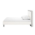 Kaylie Double Boucle Fabric Bed Frame Australia Beyond Living