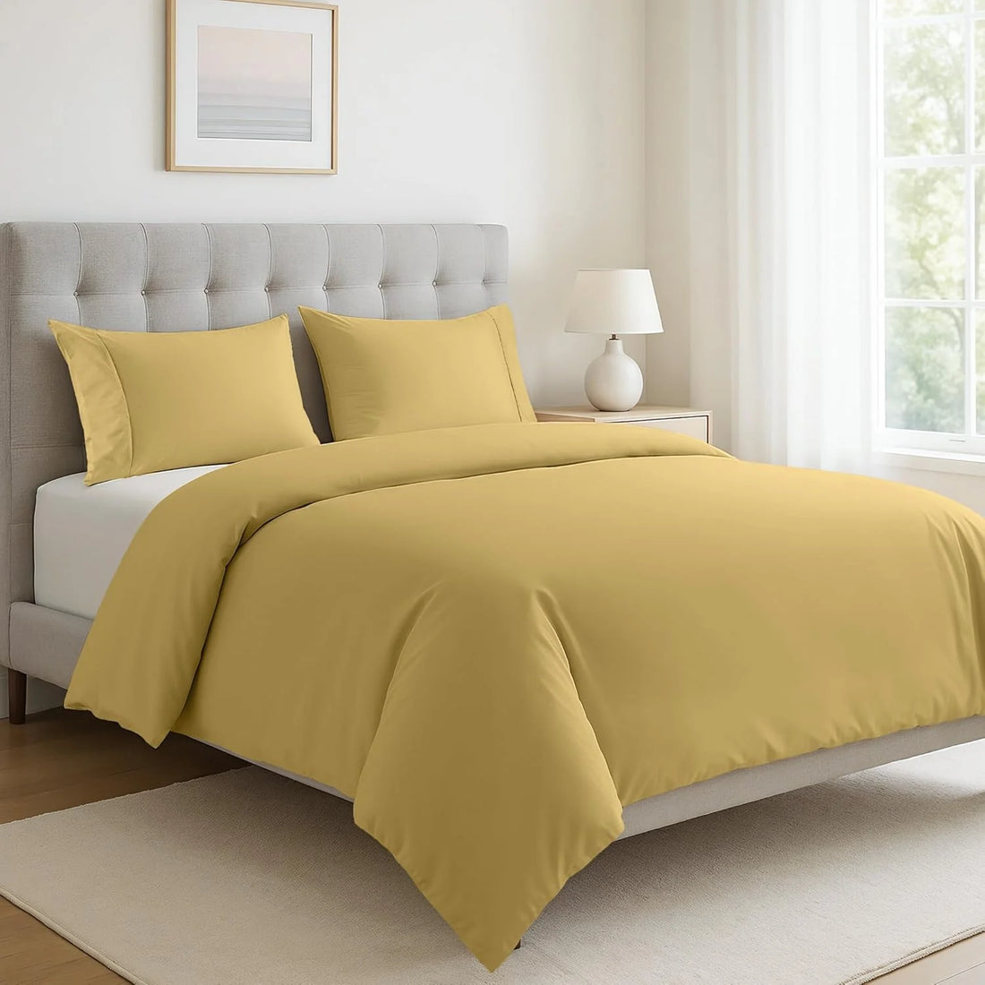 100% Organic Washed Cotton Quilt Cover Set - Cocoon