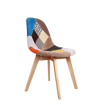Artiss 2-Piece Fabric Retro Replica DSW Chairs
