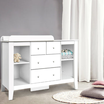 Keezi Baby Changing Table Storage Chest White