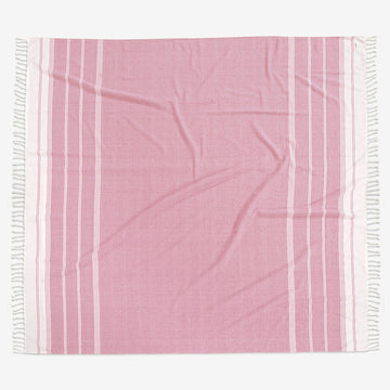 Turkish Towel Beach Blanket - Candy Pink