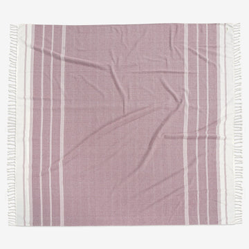 Turkish Towel Beach Blanket - Wistful Mauve