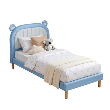 Artiss Kids Bear Bed Frame – AU King Single Blue