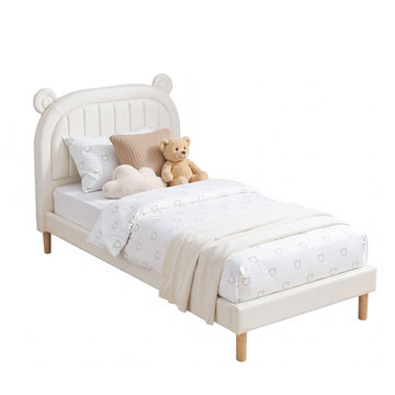 Artiss Kids Bear Ear Bed Frame – AU King Single