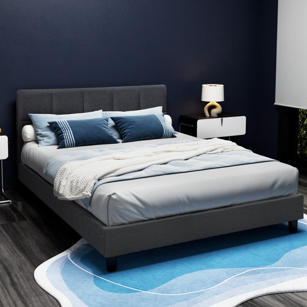 Artiss Tino Double Bed Frame – Charcoal