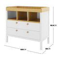 Baby changing table with storage drawers Australia