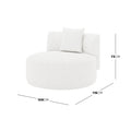 Beyond Living Lyana boucle sofa chair