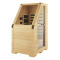Beyond Living compact indoor infrared sauna for one person