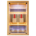 Beyond Living full spectrum sauna with floor heaters