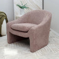 Beyond Living linen accent chair modern living room