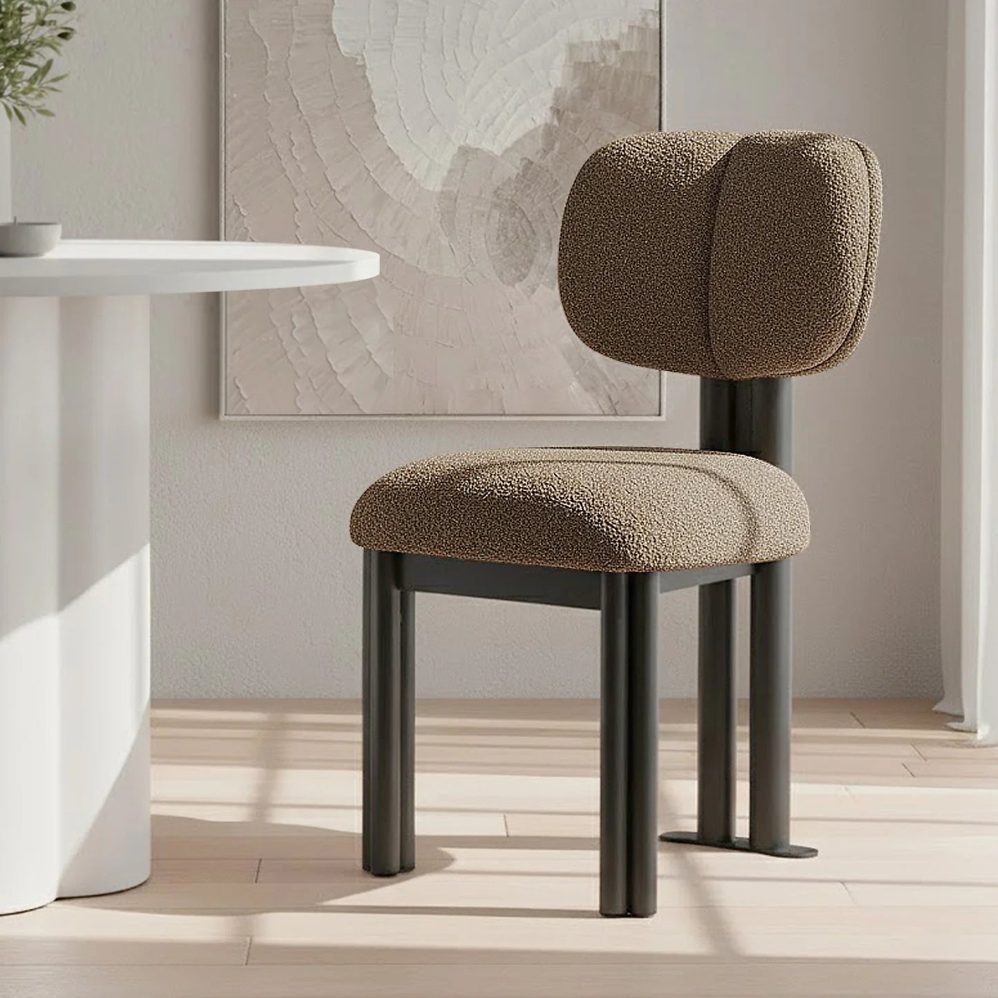Boucle dining chair Australia