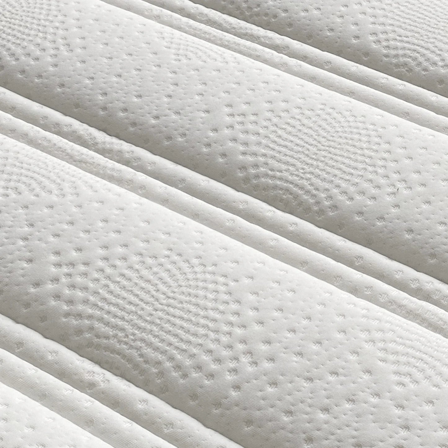 Breathable latex Euro top mattress close up