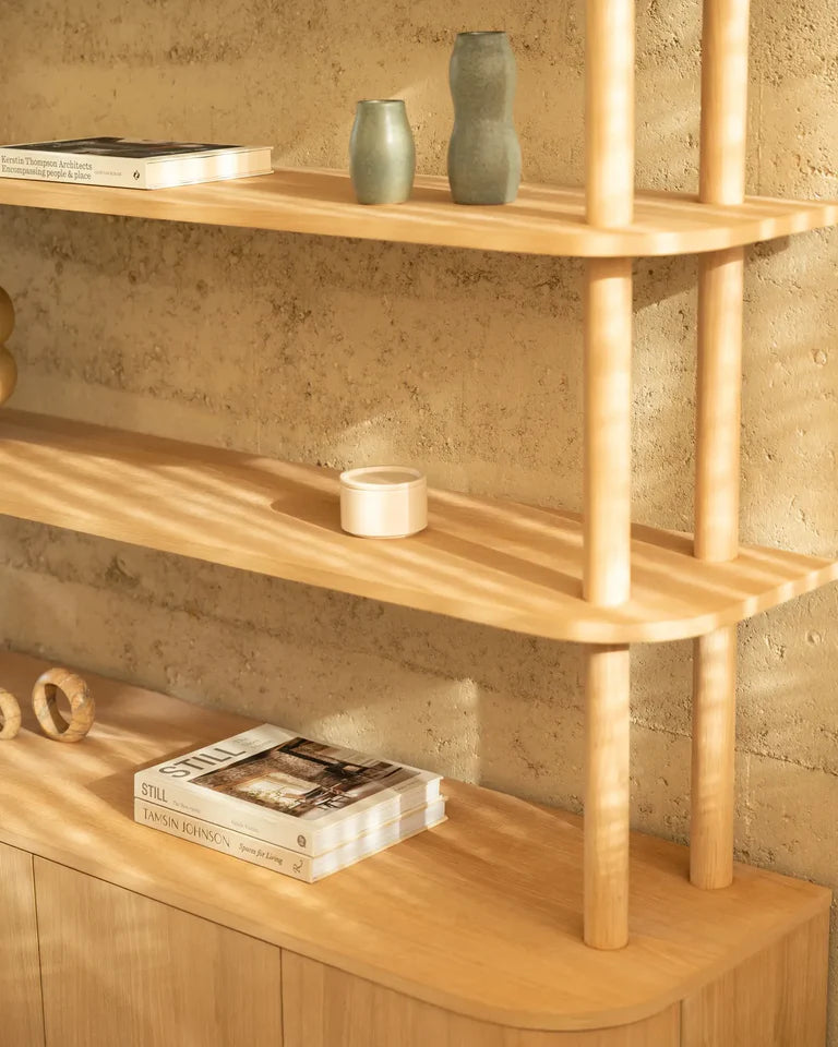 Breeze Shelving Unit Medium - Oak