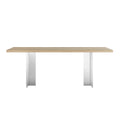 Bruno floating acrylic dining table Beyond Living