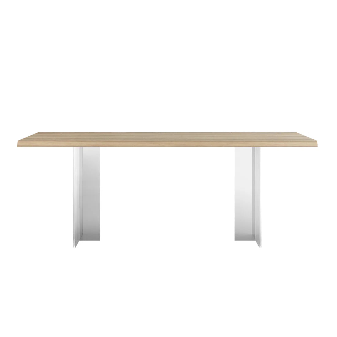 Bruno floating acrylic dining table Beyond Living
