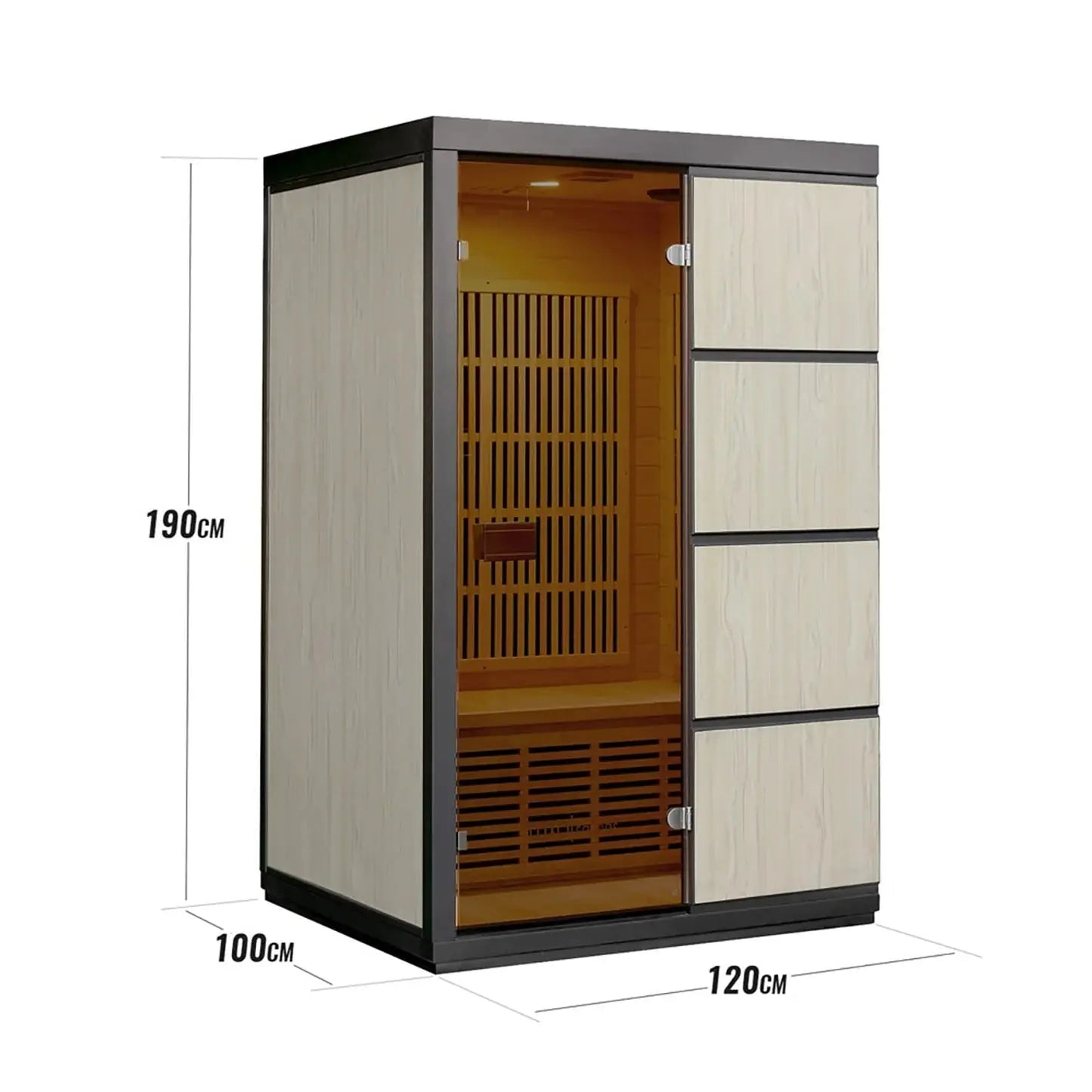 Carbon fibre infrared sauna for Australian homes