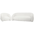 Clioz boucle lounge eggshell white Beyond Living