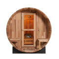 Compact outdoor barrel sauna Australia