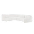 Contemporary 4 seater sofa cream