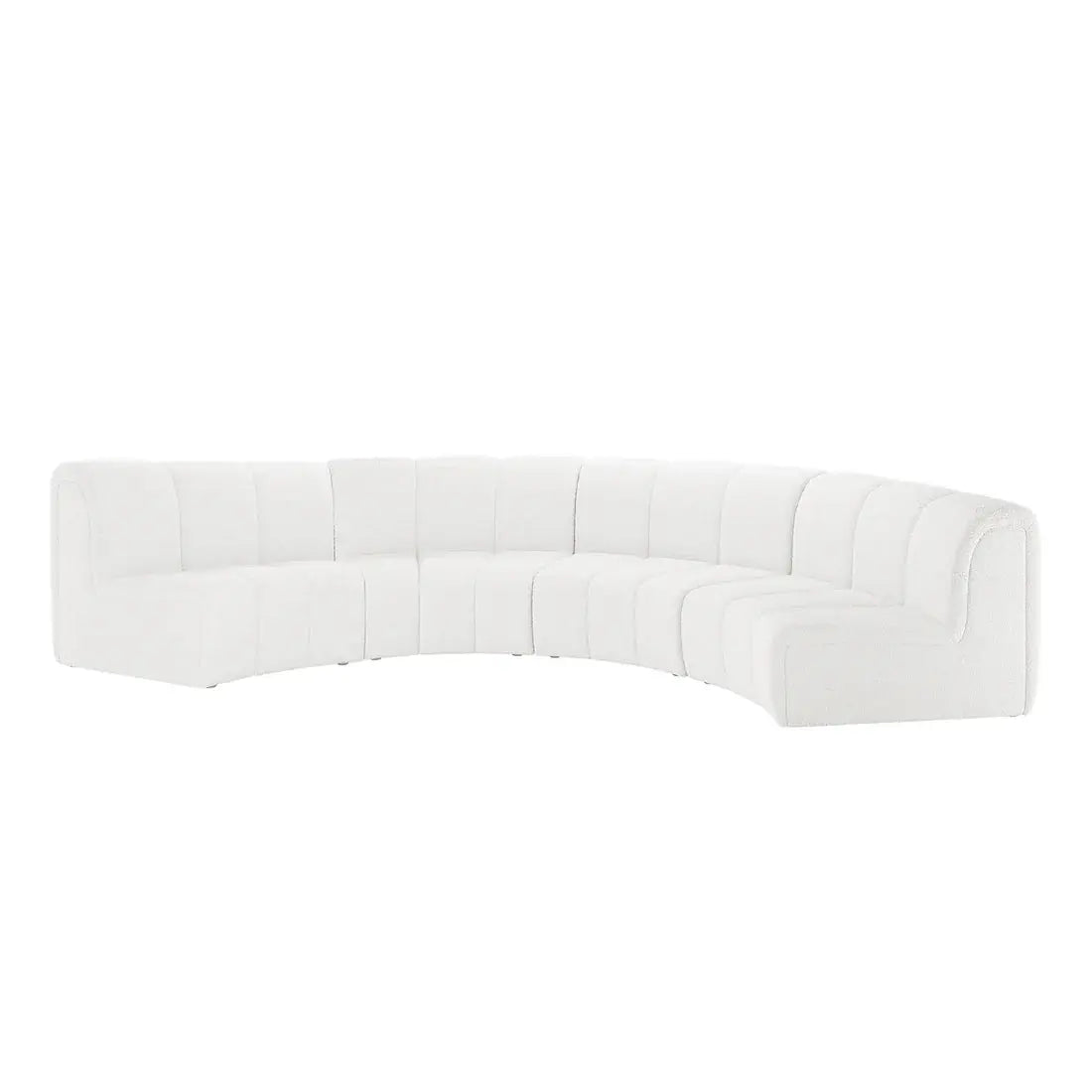 Contemporary 4 seater sofa cream
