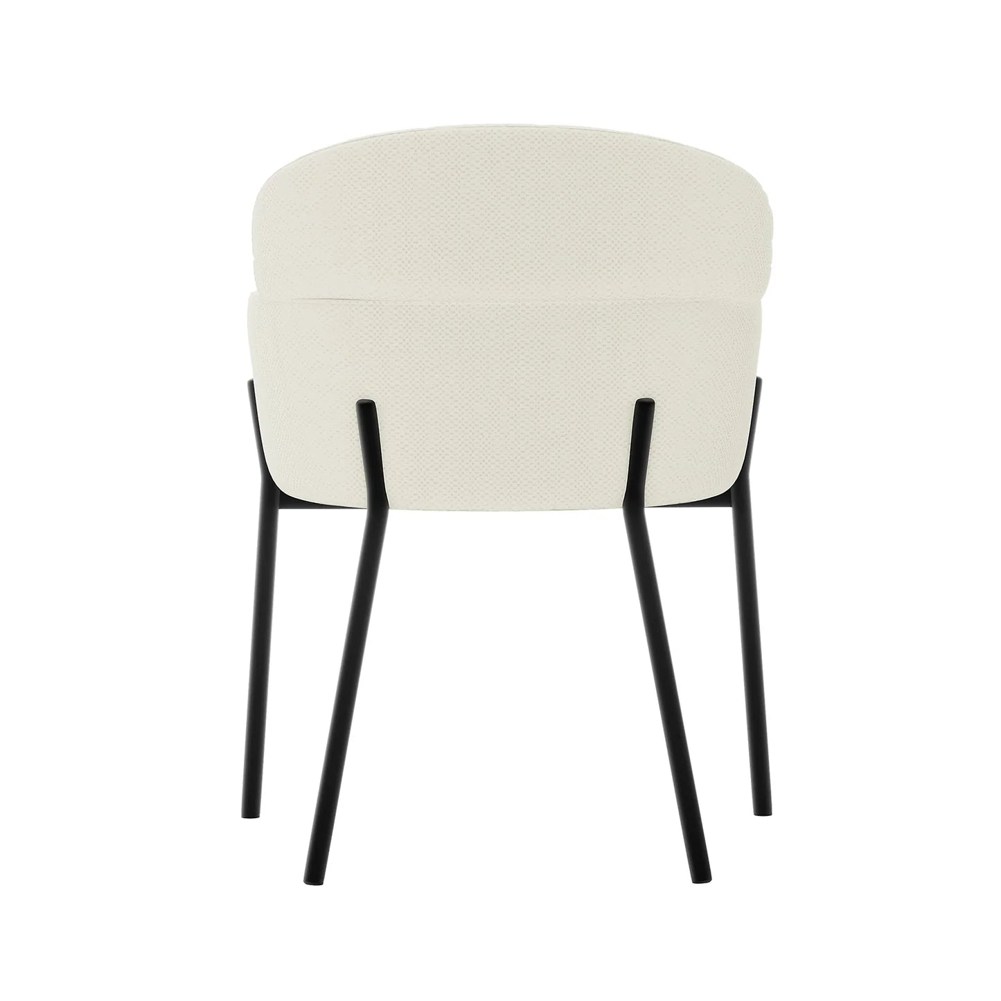 Contemporary chenille dining chair pair Australia