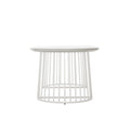 Contemporary oval dining table setup