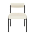 Contemporary upholstered dining chairs set