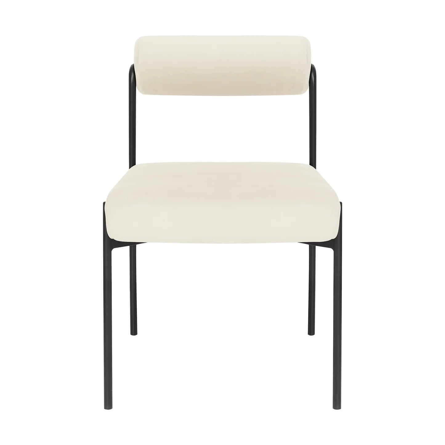 Contemporary upholstered dining chairs set