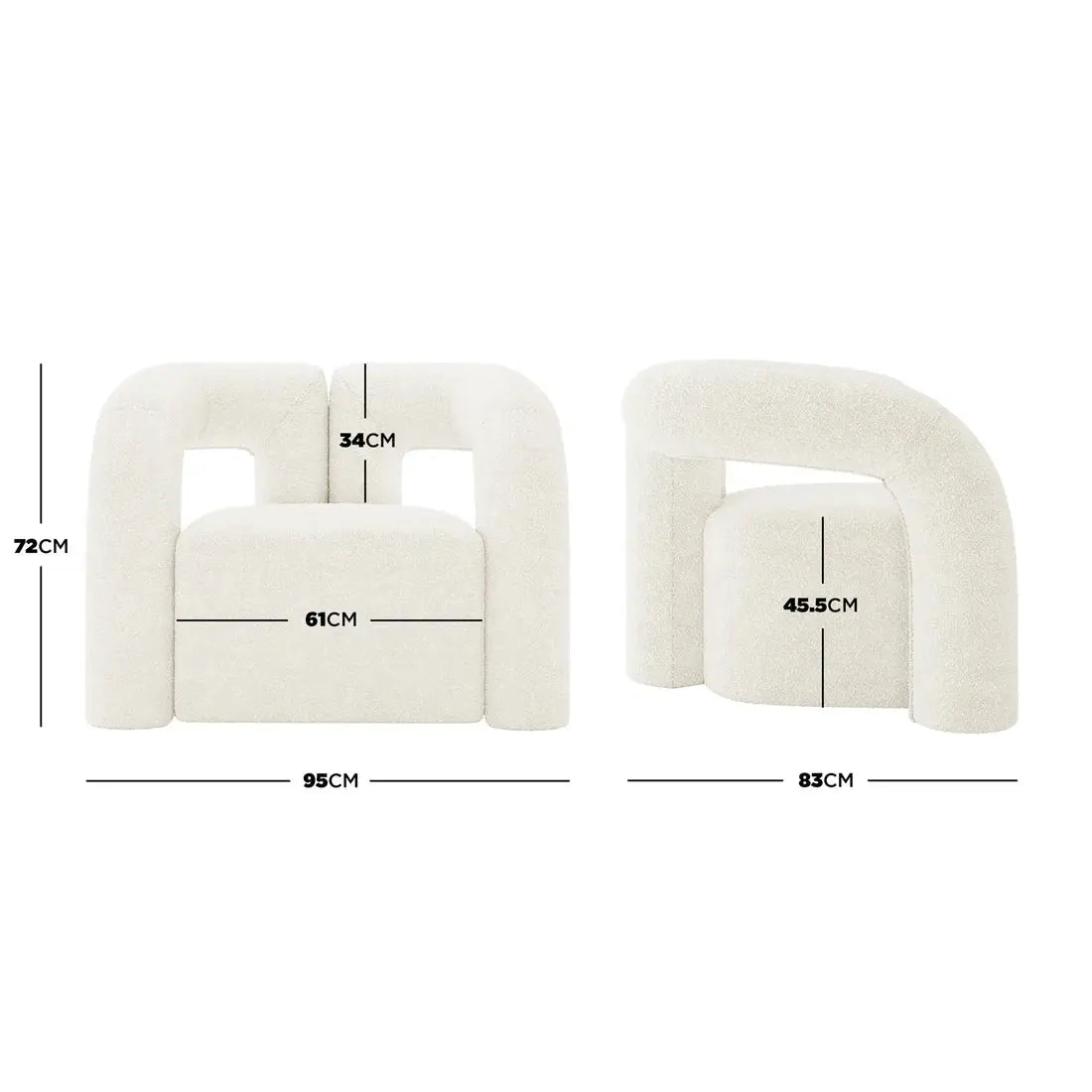 Contemporary velvet armchair Australia