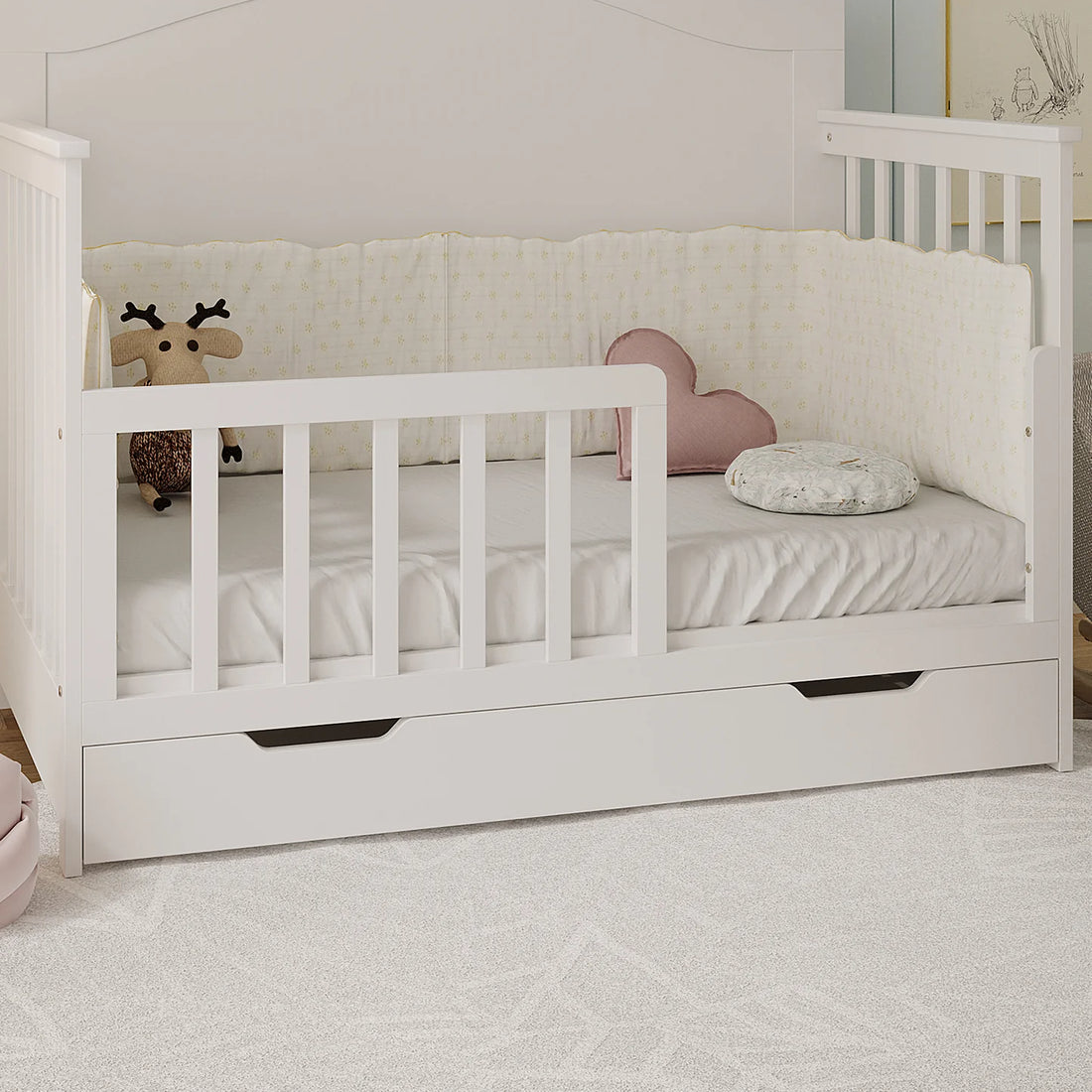 Cot to toddler bed conversion rail Australia