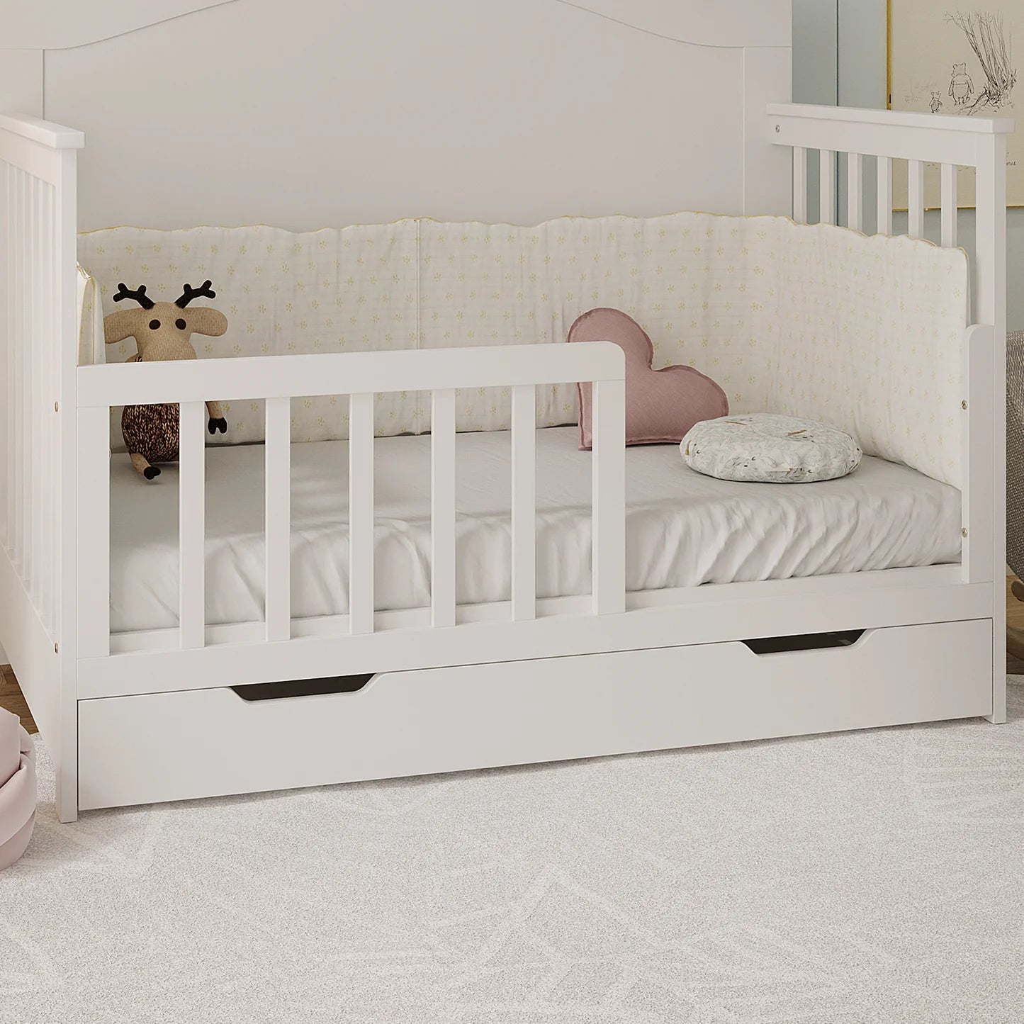 Cot to toddler bed conversion rail Australia