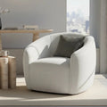 Cream boucle accent chair Australia
